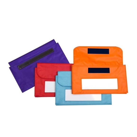 NEW C-Line Magnetic Storage Pocket Folders with Erasable Label Panel 4 pack - Picture 3 of 3